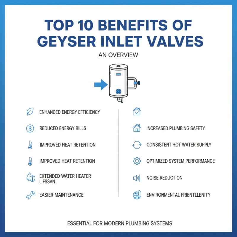 Top 10 Geyser Inlet Valve Benefits You Need to Know?