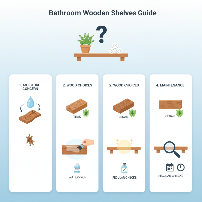 How to Use Indoor Wooden Shelves in a Bathroom?