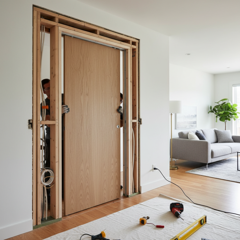 How to Install a Pocket Sliding Door in an Existing Wall?