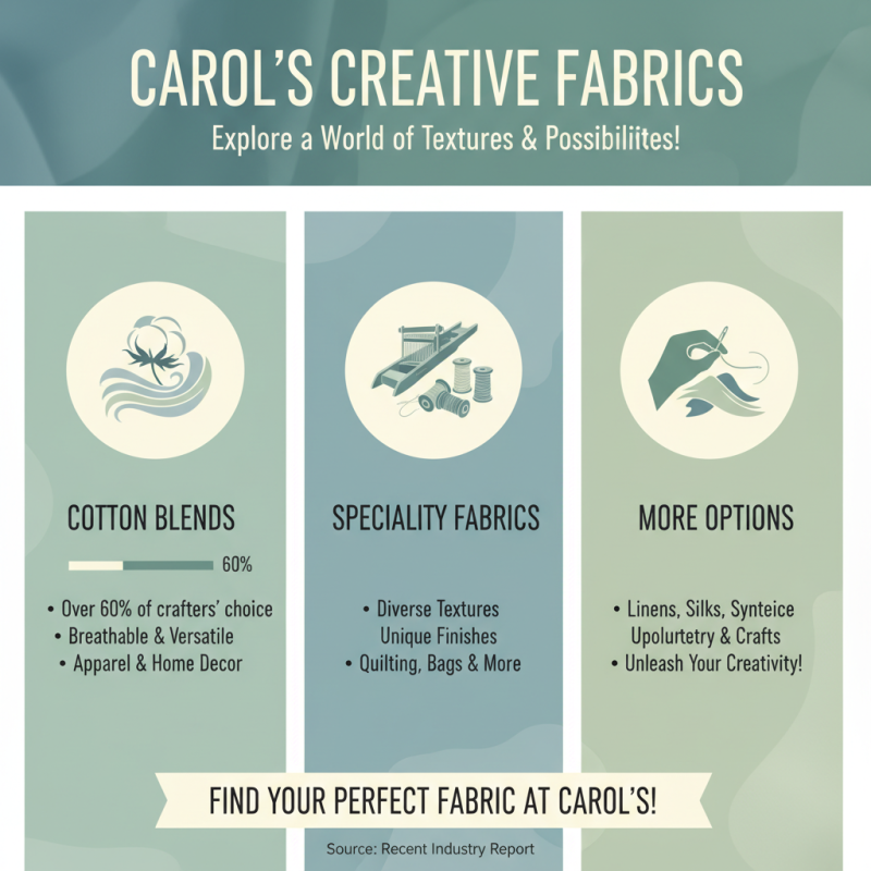 2026 Best Carol's Fabric Selection for Creative Sewing Projects?