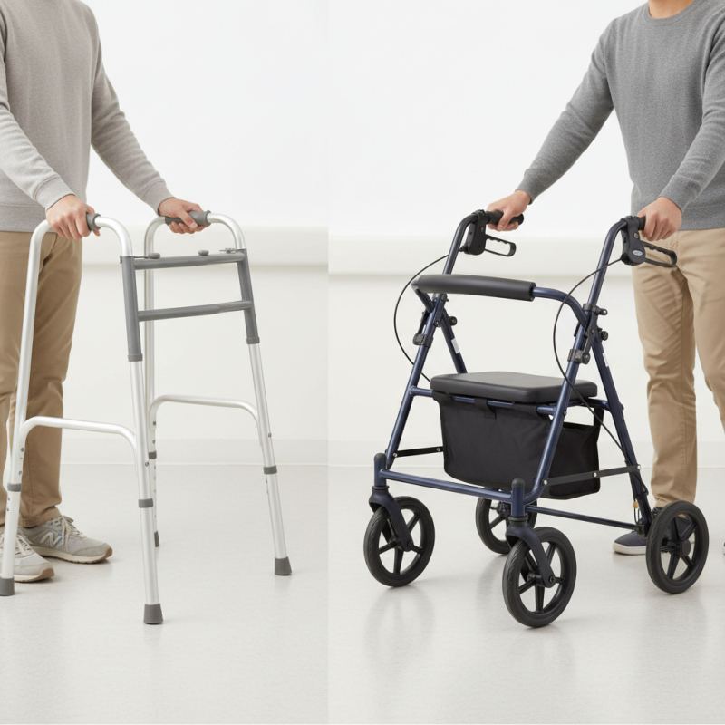 How to Tell the Difference Between a Walker and a Rollator?