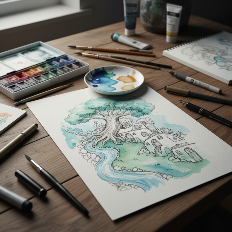Best Water Color And Pen Techniques for Artists Today?