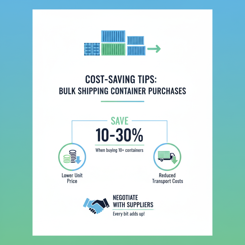 Best Discounts on Shipping Containers for Global Buyers?
