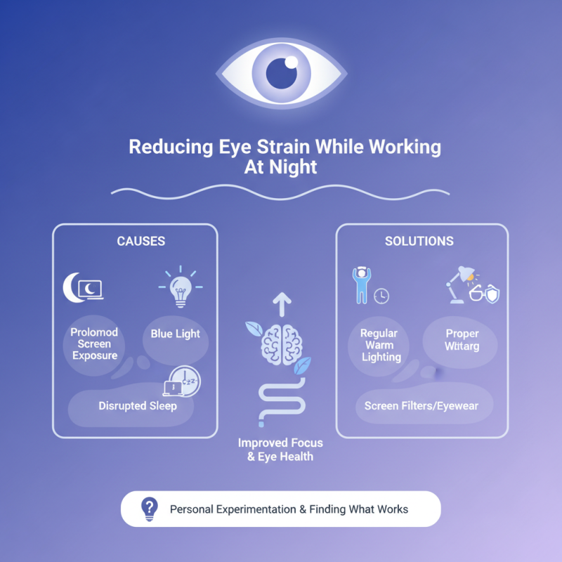 How to Reduce Eye Strain While Working at Night Effectively?