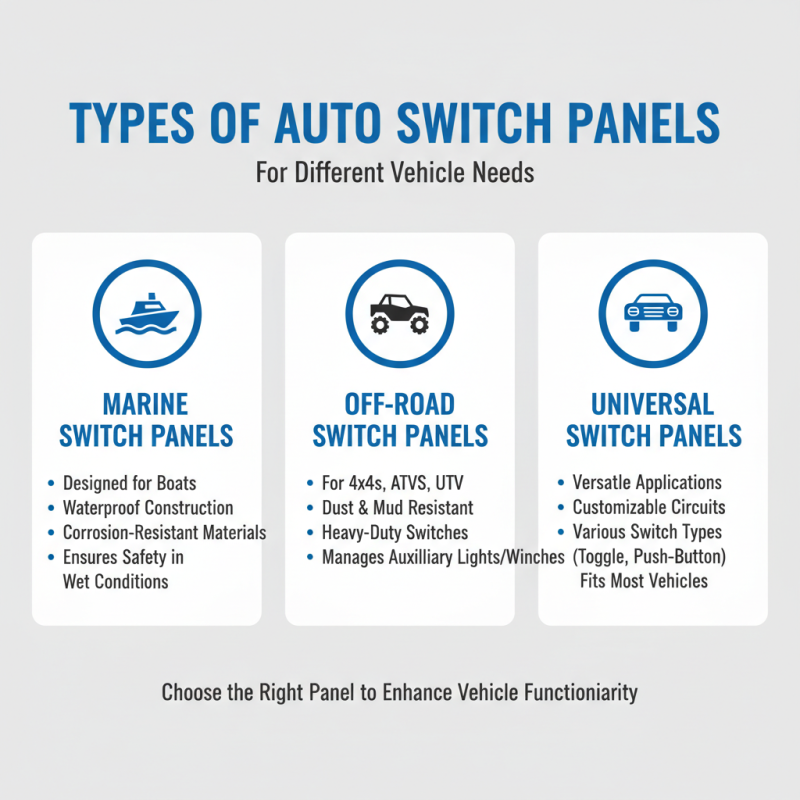 Why Choose an Auto Switch Panel for Your Vehicle Needs?