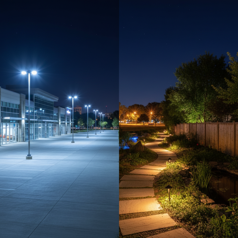 Why Is the Right Color Temperature Important for Outdoor Lighting?