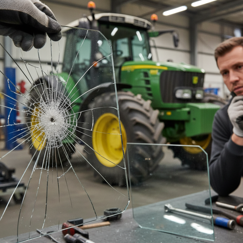 Can I Use Domestic Glass for Agricultural Vehicle Repairs?