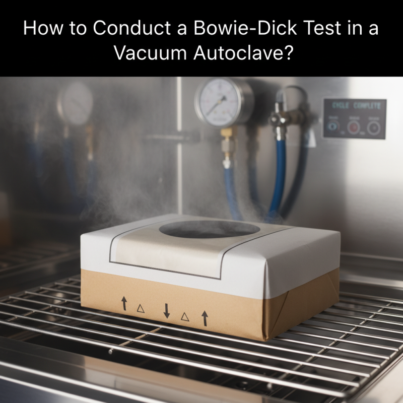 How to Conduct a Bowie-Dick Test in a Vacuum Autoclave?