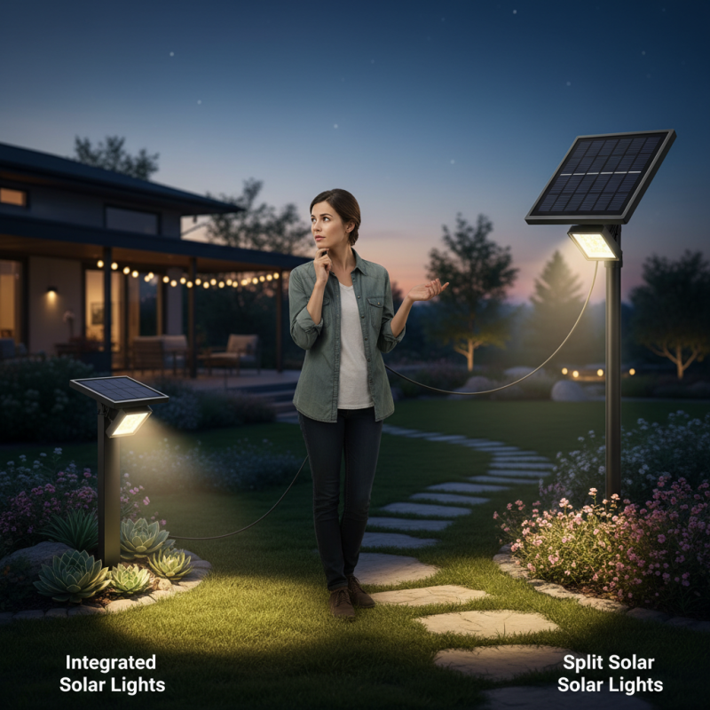 Why Choose Integrated or Split Solar Lights for Your Needs?
