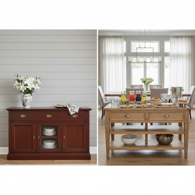Top 10 Differences Between a Sideboard and a Buffet?