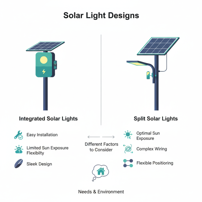 China Top 10 Differences Between Integrated and Split Solar Lights?