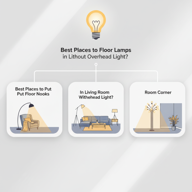 Best Places to Put Floor Lamps in Living Room Without Overhead Light?
