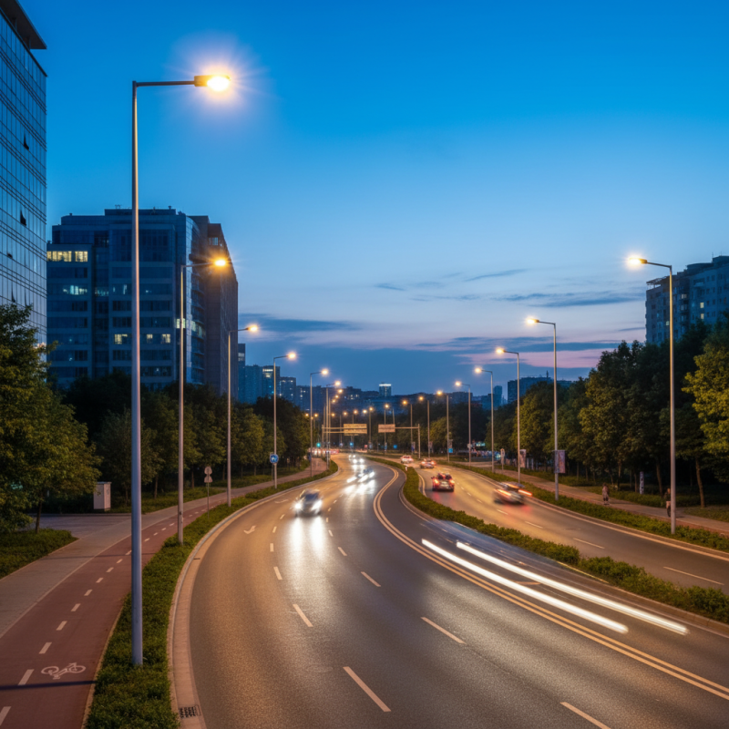 How to calculate spacing for street light poles effectively?