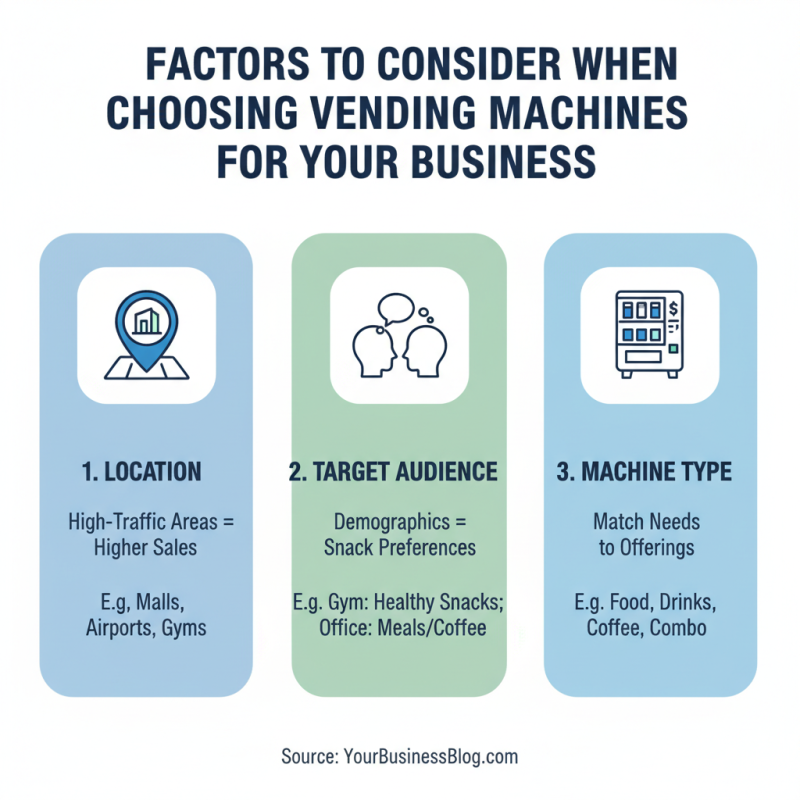 How to Choose the Best Food Vending Machines for Your Business?