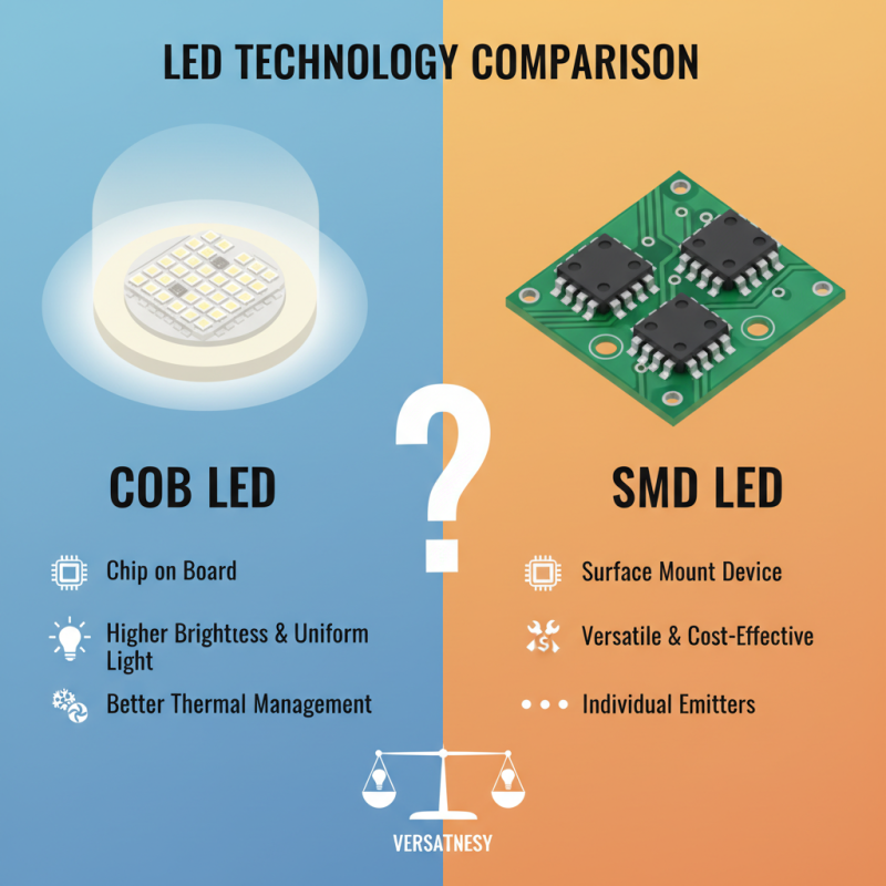 10 Best Differences Between COB and SMD LEDs?