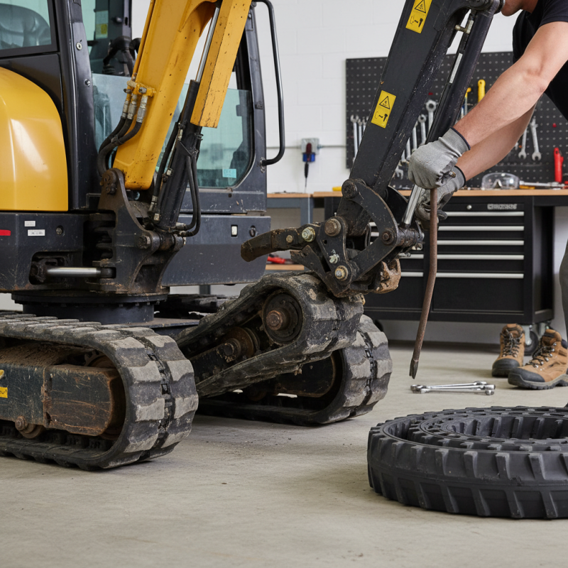5 Best Tips to Change Mini Excavator Tracks Yourself?