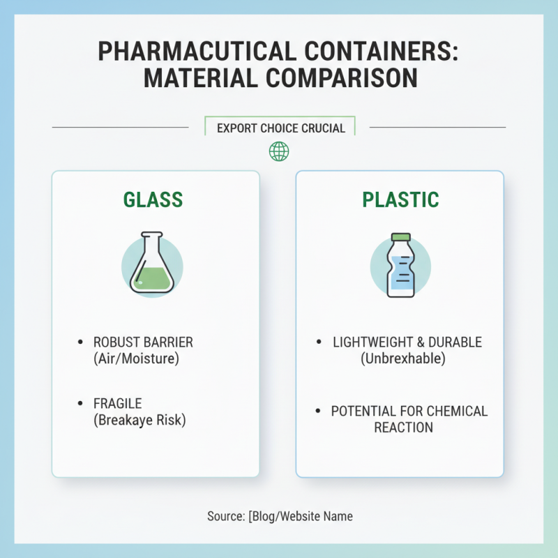 What is the Best Type of Pharmaceutical Containers for Export?
