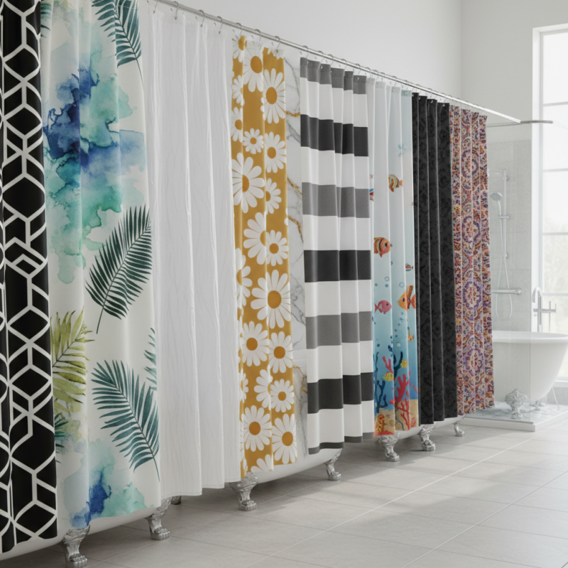 Top 10 Vinyl Shower Curtain Styles for Your Bathroom Decor?
