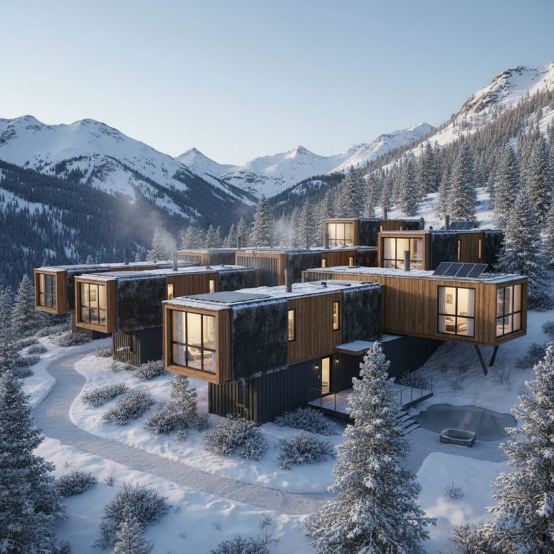 Why Can Container Homes Thrive in Cold Climates?