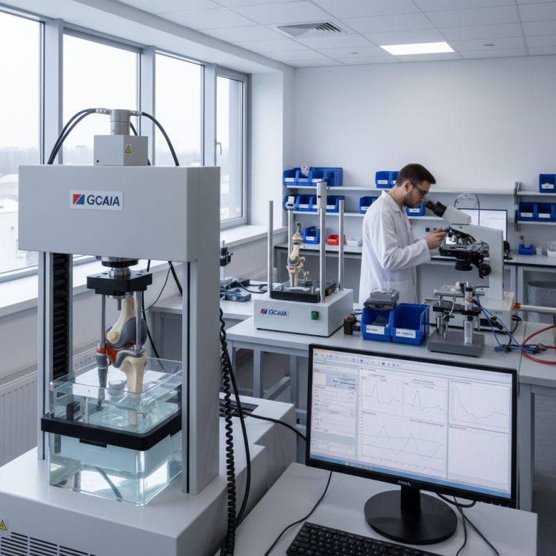 What is the process for testing orthopedic implants durability?