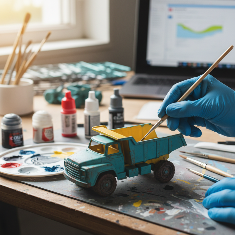 How to Paint a Plastic Toy Truck Effectively?