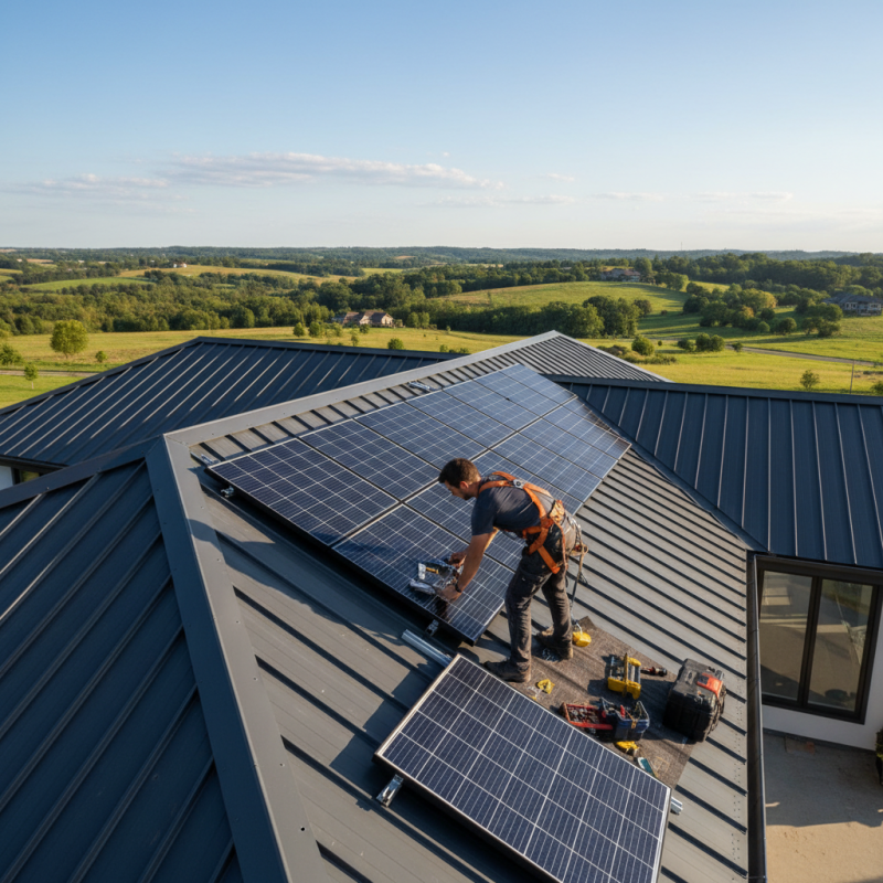 How to Install Solar Panels on a Standing Seam Metal Roof?