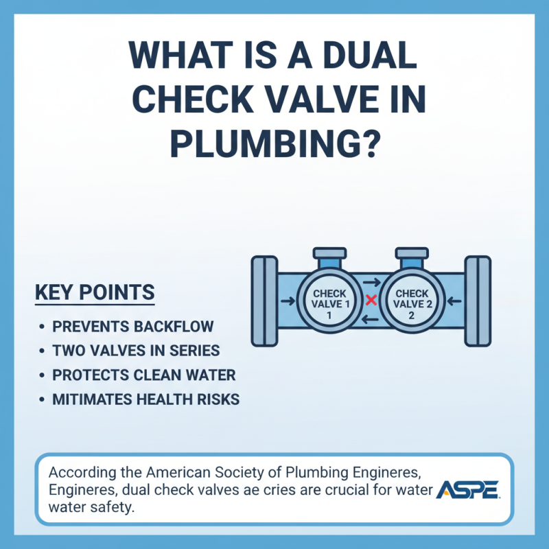 What is a Dual Check Valve and Why is it Essential in Plumbing?