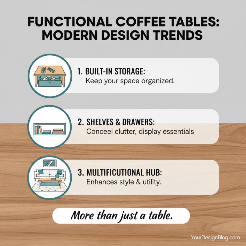 Top 5 Modern Coffee Table Trends You Should Know About?
