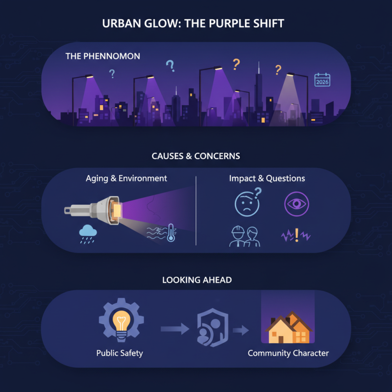 Why are LED Street Lights Turning Purple or Blue in 2026?