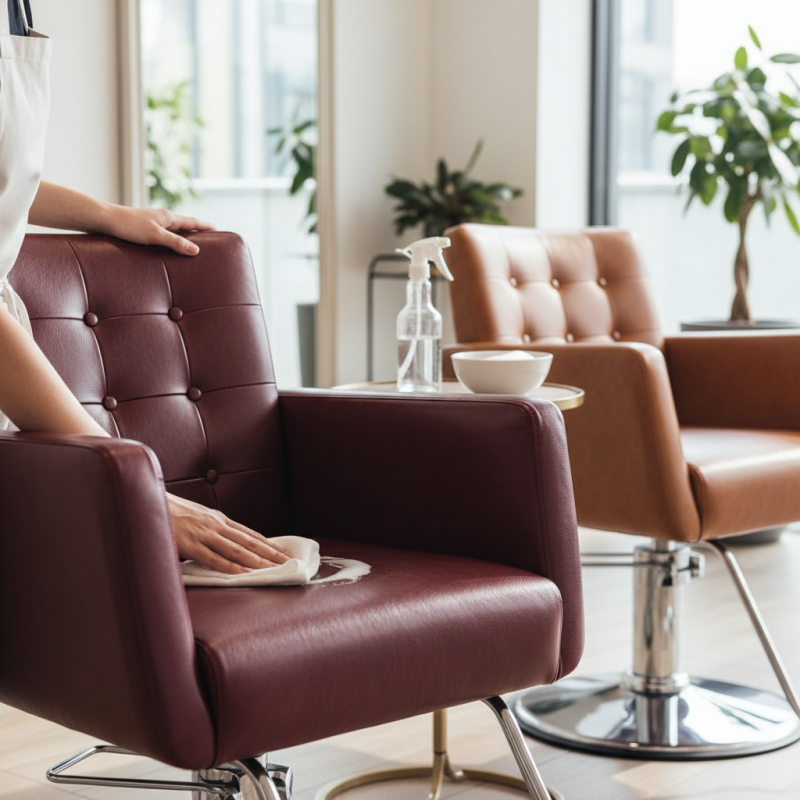 How to Clean Leather Salon Chairs Without Damage Tips?