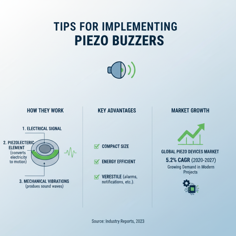 Top 10 Active Piezo Buzzers for Your Electronics Projects?