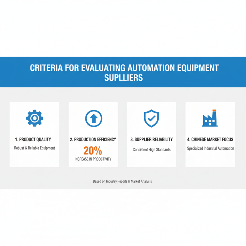 Top Industrial Automation Equipment Suppliers in China Best Options?