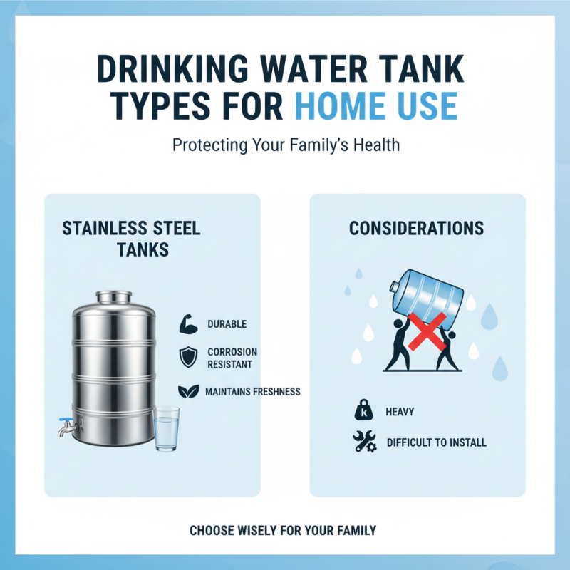 Top Drinking Water Tank Options for Your Home and Health Needs?