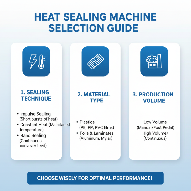 How to Choose the Best Heat Sealing Machine for Your Needs?