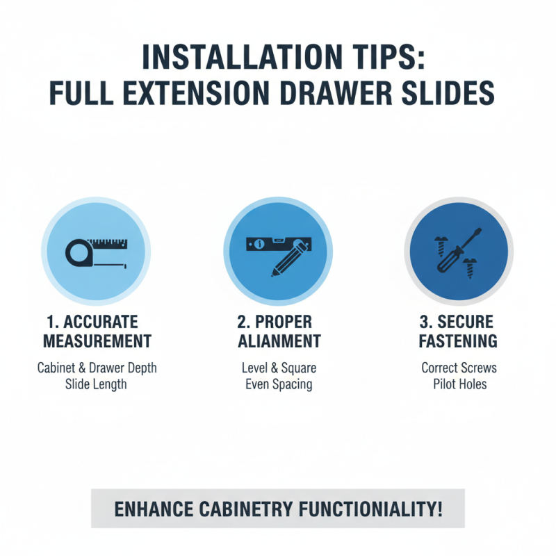 How to Choose Full Extension Drawer Slides for Your Needs?