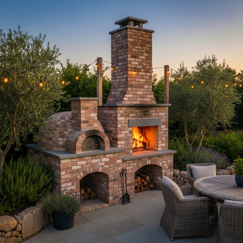 How to Build an Outdoor Brick Oven and Fireplace for Your Backyard?