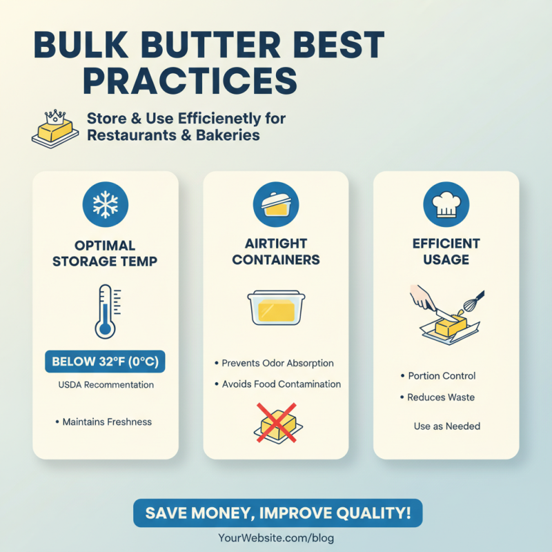 What is Bulk Butter and How to Source It Effectively?