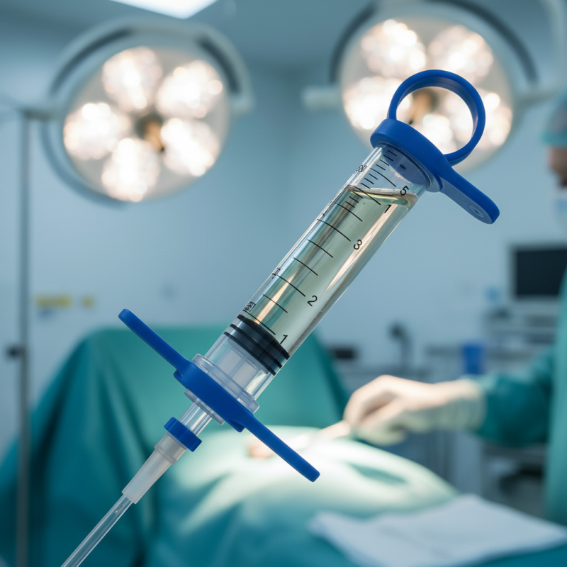 What is a control syringe and how is it used?