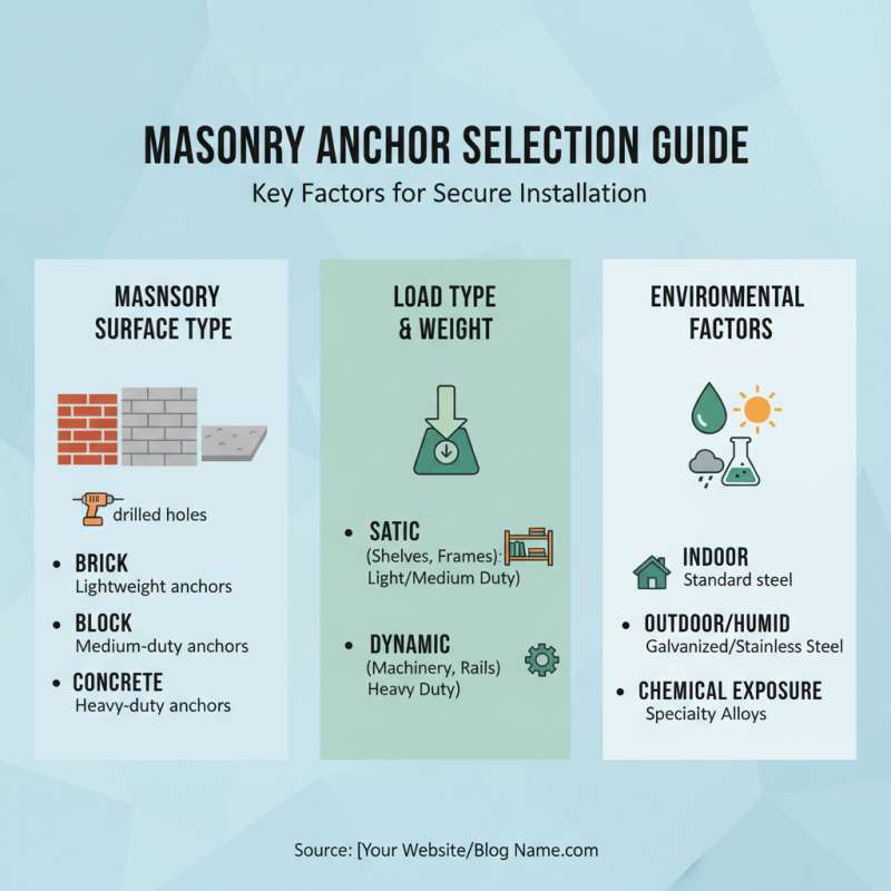 Why Choose Masonry Anchors for Your Next Project?