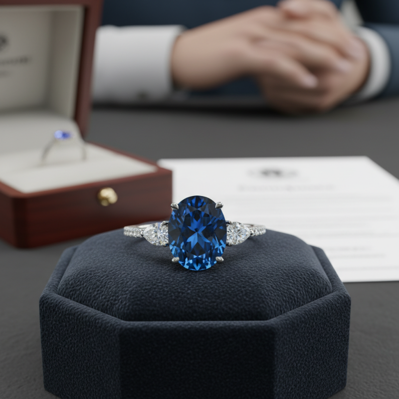 Discover the Best Blue Stone Engagement Ring for Your Proposal?