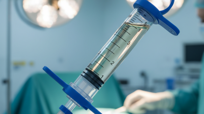 What is a control syringe and how is it used?