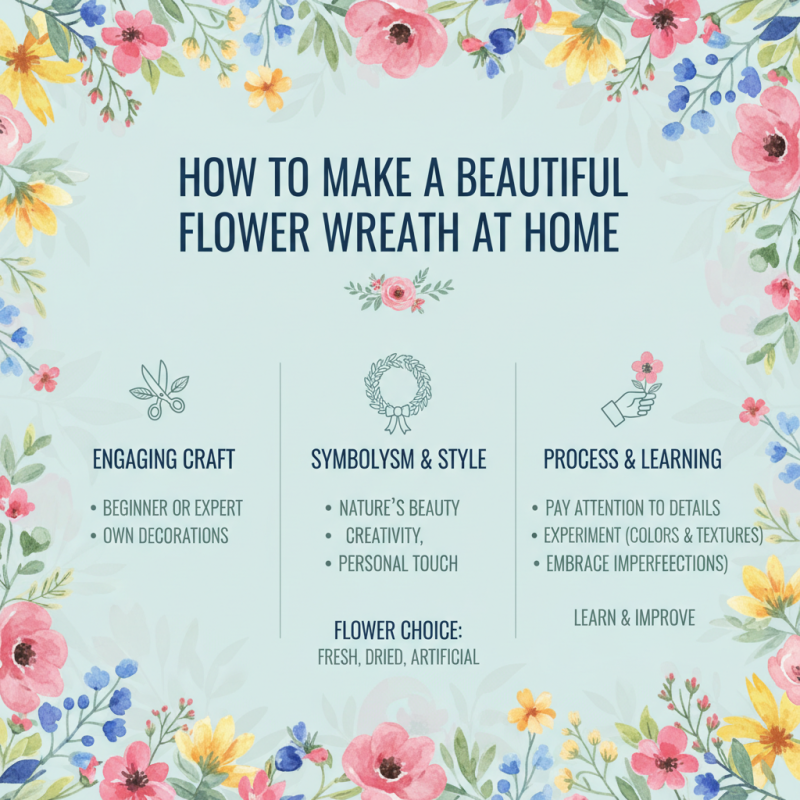 How to Make a Beautiful Flower Wreath at Home?