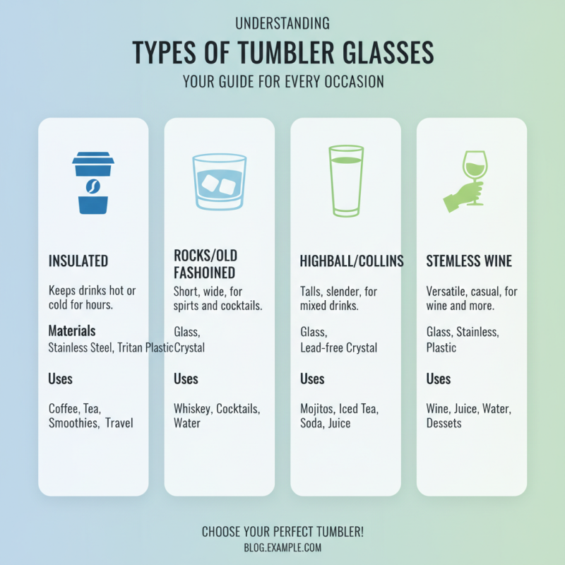 2026 How to Choose the Perfect Tumbler Glasses for Every Occasion?