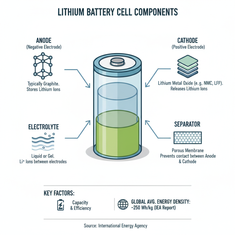 What is a lithium battery cell and how does it work?