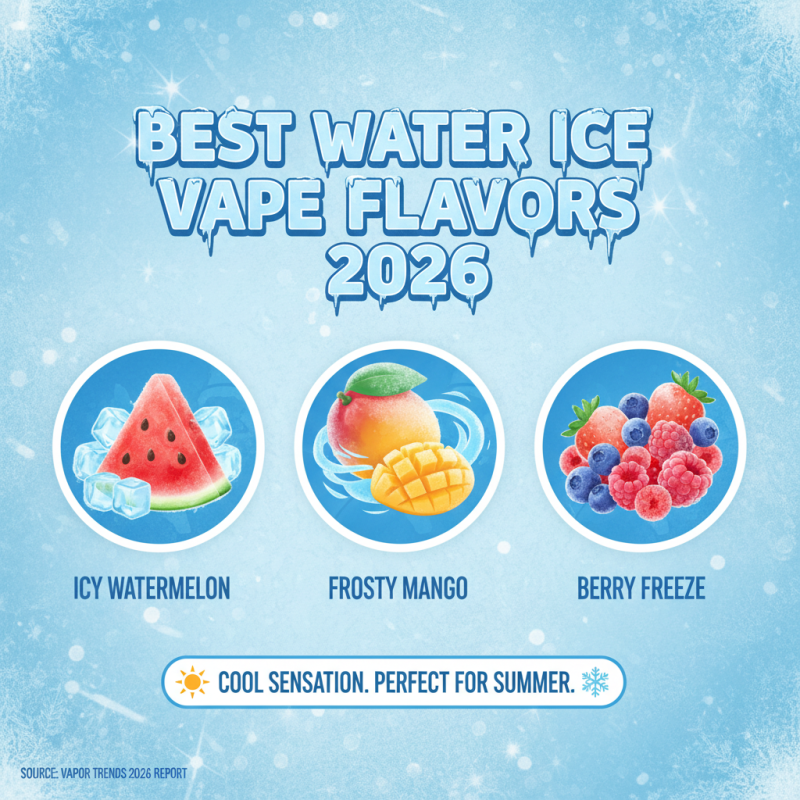 Discover the 2026 Best Water Ice Vape Options for a Refreshing Experience