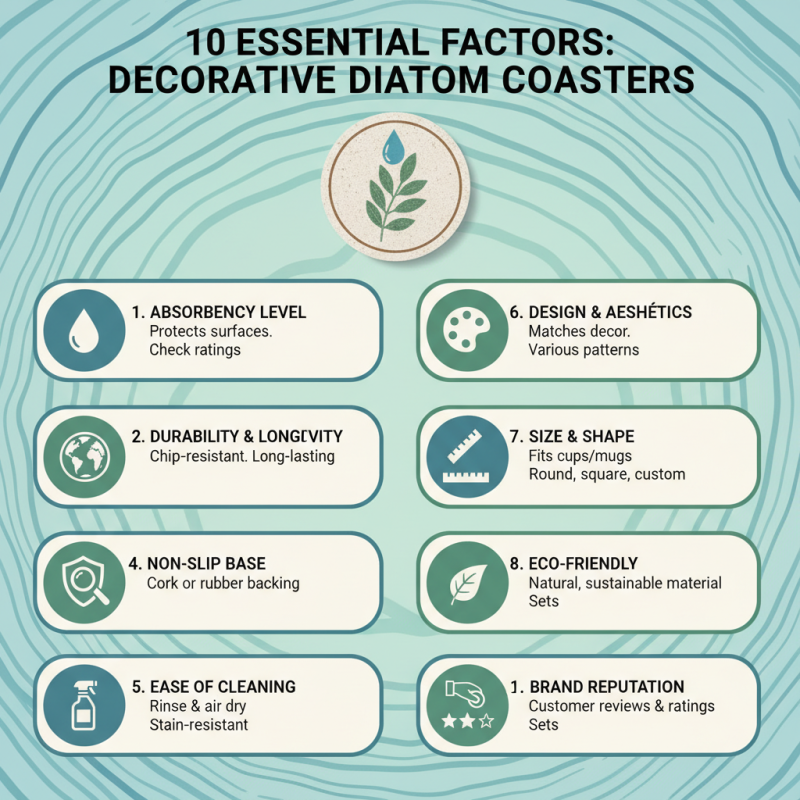 10 Best Decorative Diatom Coasters for Your Home Decor?