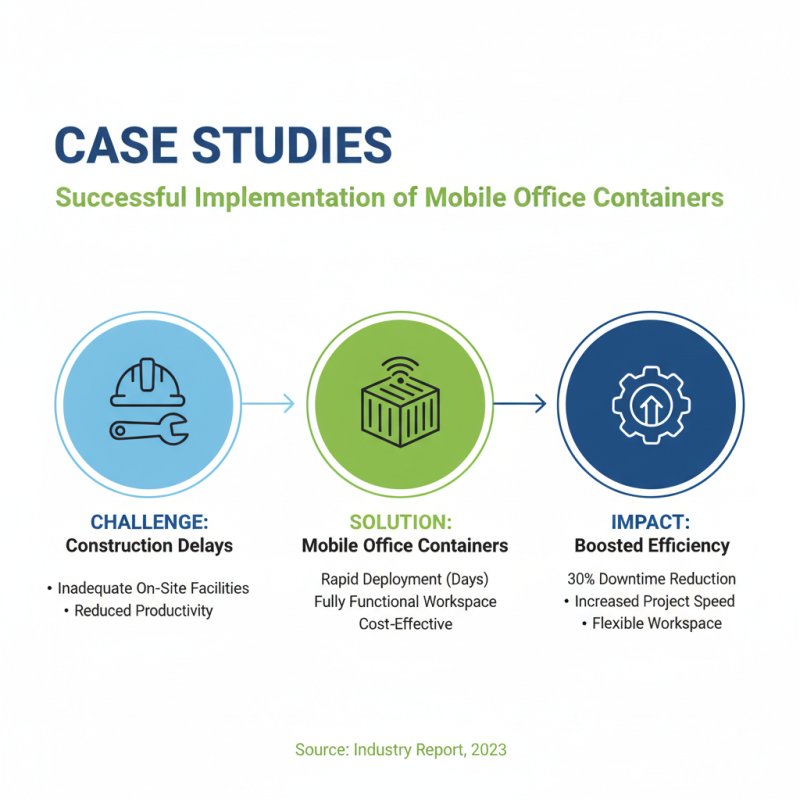 What is a mobile office container and its benefits for businesses?