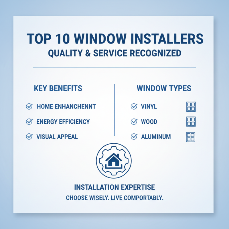 Top 10 Best Window Installers for Your Home Needs?