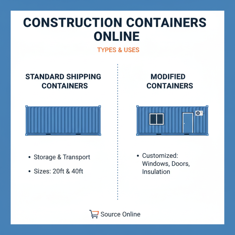 Top 5 Tips for Sourcing Construction Containers Online