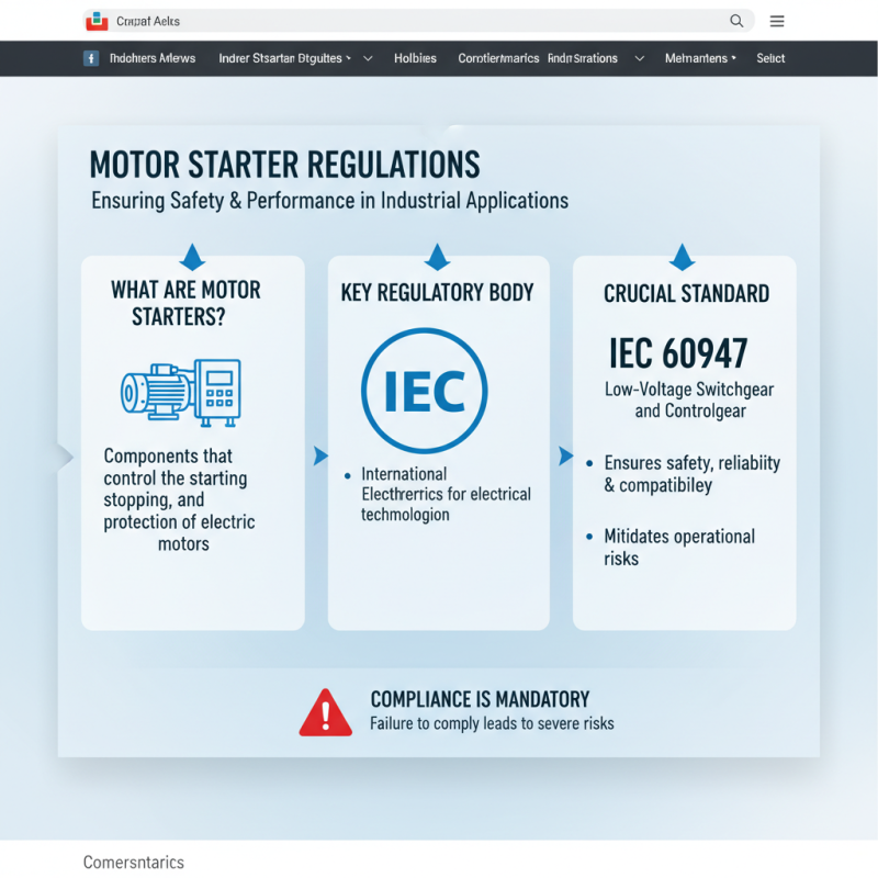 China Best Motor Starter Types and Their Applications?